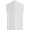 Ekena Millwork Craftsman Classic Square Non-Tapered Recessed Panel PVC Column, Standard Capital & Standard Base CC0809ENMCSCS - alternate 4